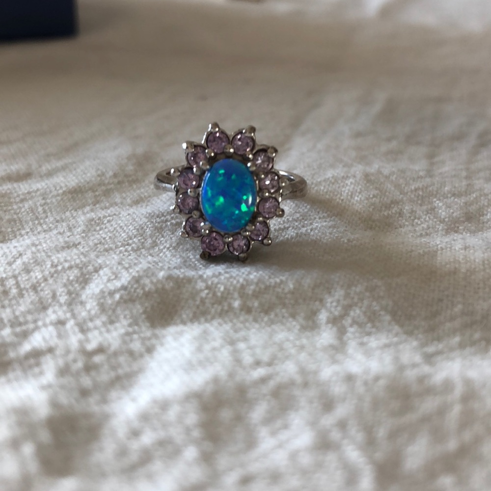 Blue Opal Ring - image 3